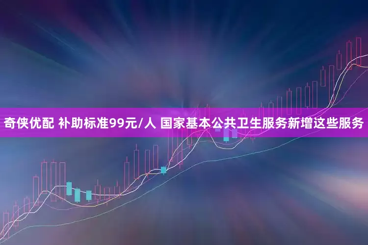 奇侠优配 补助标准99元/人 国家基本公共卫生服务新增这些服务