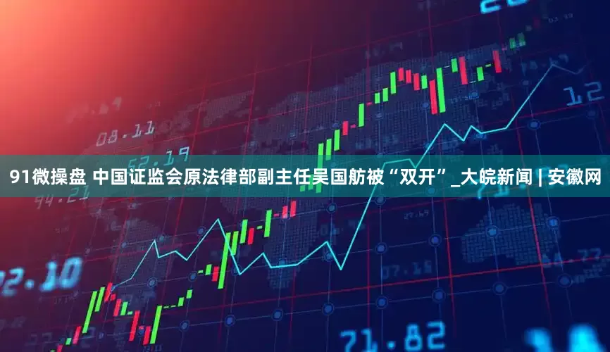 91微操盘 中国证监会原法律部副主任吴国舫被“双开”_大皖新闻 | 安徽网