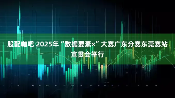 股配咖吧 2025年“数据要素×”大赛广东分赛东莞赛站宣贯会举行