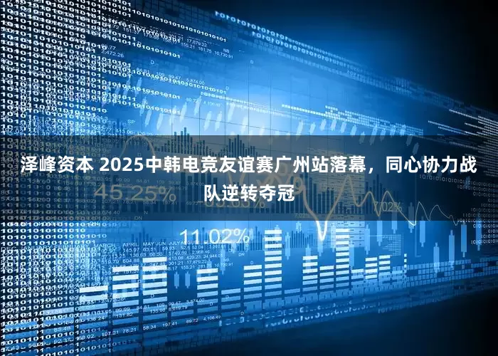 泽峰资本 2025中韩电竞友谊赛广州站落幕，同心协力战队逆转夺冠