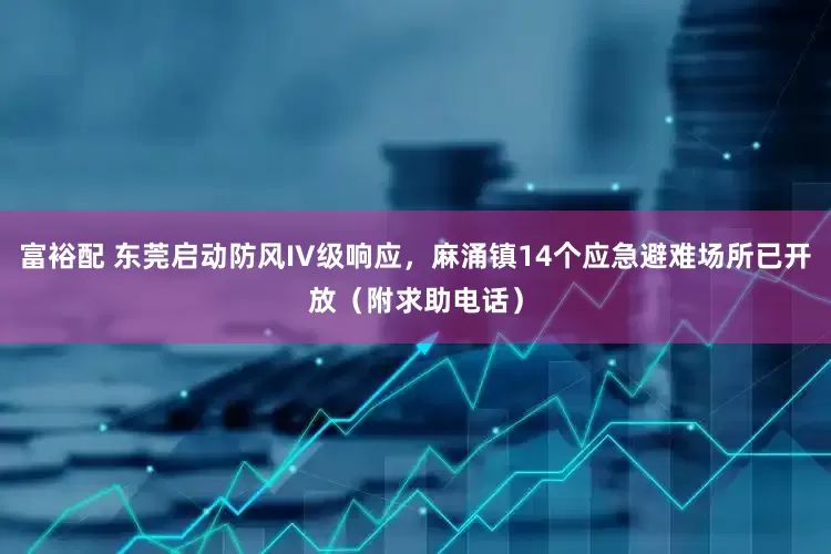 富裕配 东莞启动防风IV级响应，麻涌镇14个应急避难场所已开放（附求助电话）