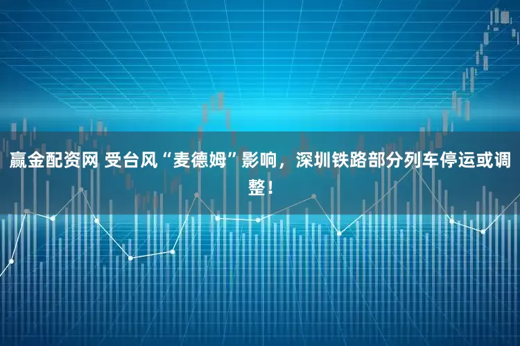 赢金配资网 受台风“麦德姆”影响，深圳铁路部分列车停运或调整！