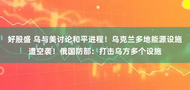 好股盛 乌与美讨论和平进程!乌克兰多地能源设施遭空袭!俄国防部:打击乌方多个设施